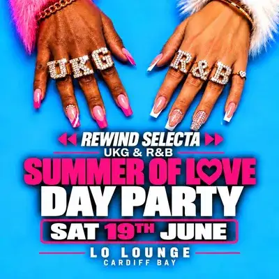 Rewind Selecta UKG & R&B Summer Outdoor Day Party Cardiff