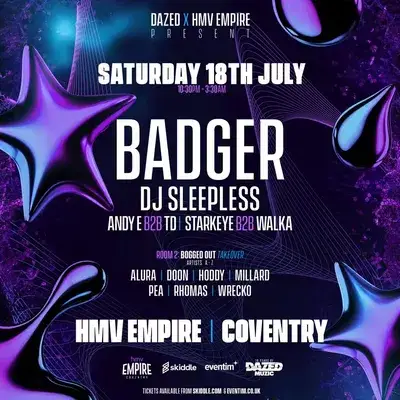 Dazed: DUBTENDO, SPECIAL GUEST TBA, DJ SLEEPLESS, BOGGED OUT +++