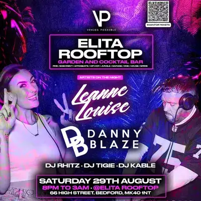 Leanne Louise Danny Blaze DJ Rhitz and DJ Tigie 29 August Eliyta