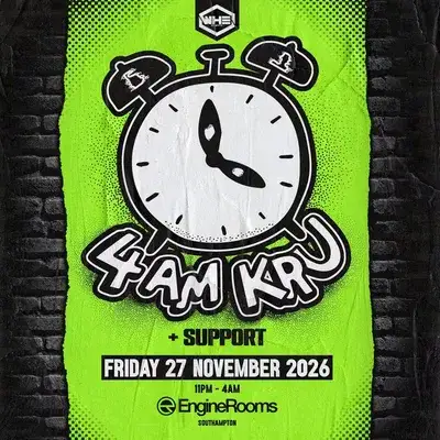 WHE Presents: 4am Kru + Support