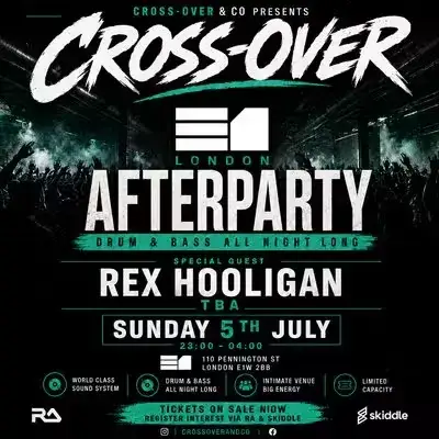Cross-Over & Co presents Rex Hooligan Afterparty at E1 Onyx!