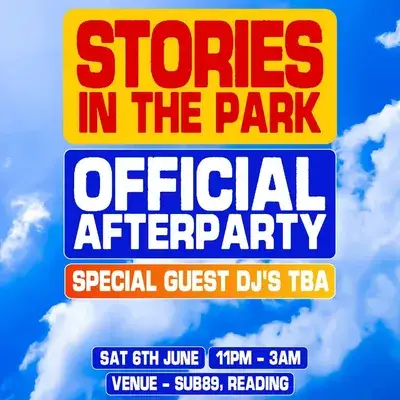 Stories In The Park Official Afterparty
