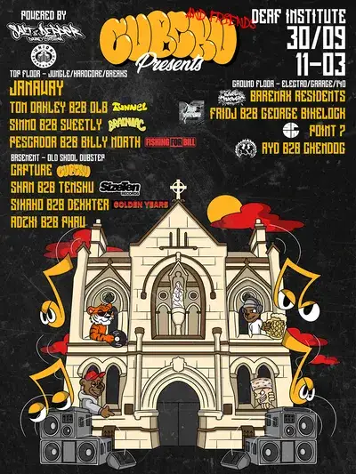 CubCru and Friends presents: Deaf Institute Takeover