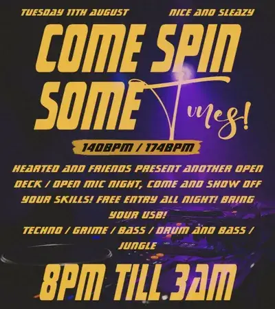 COME SPIN SOME TUNES! - 140/174BPM