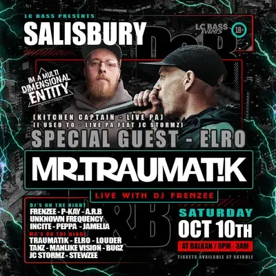 MR TRAUMATIK UK TOUR ft ELRO