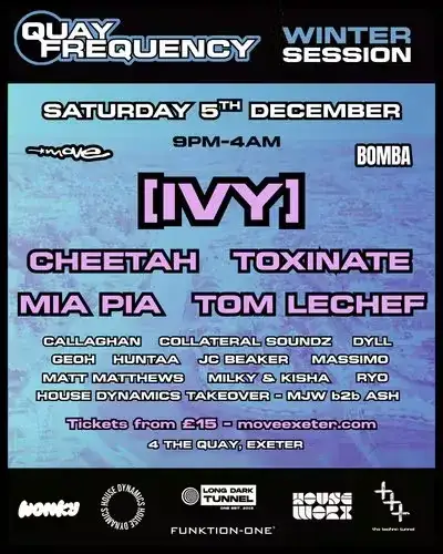 QUAY FREQUENCY WINTER SESSION | 05.12.26 | Move & Bomba - Exeter