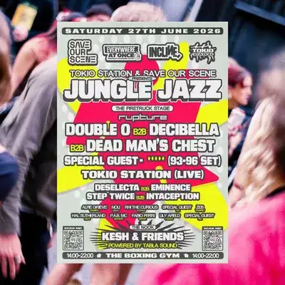 Tokio Station x Save Our Scene w/ Rupture: JUNGLE JAZZ DAY PARTY