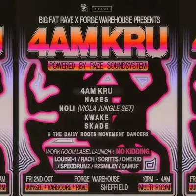 Big Fat Rave: 4AM KRU & More / Powered By Raze Sound System