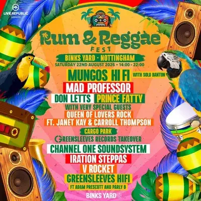Rum & Reggae | Binks Yard, Nottingham